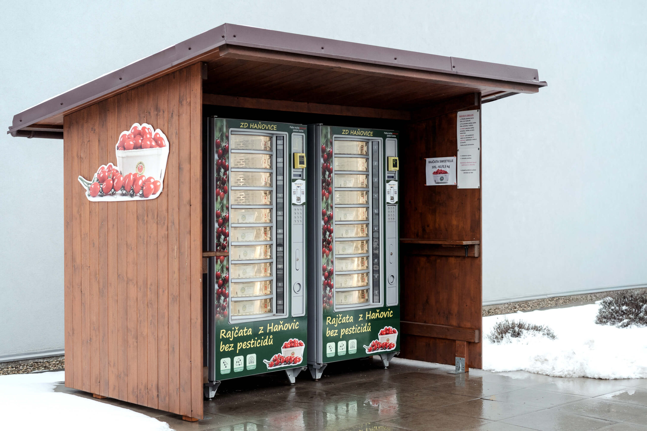 Prodejní automat rajčat